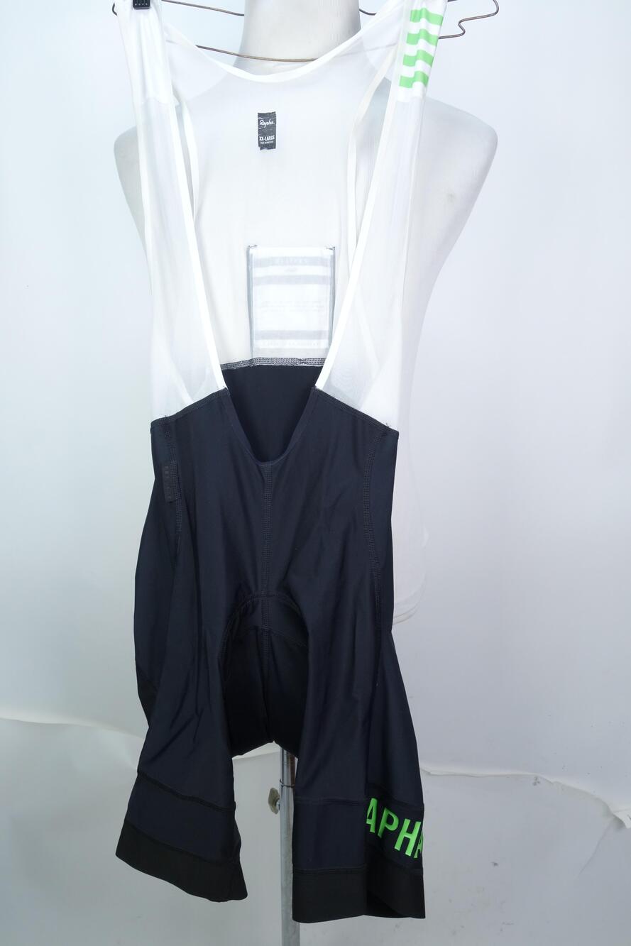 Rapha Pro Team Lightweight Bib Shorts Mens 2XL Black Cycling Compression Padded